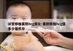 试管移植囊胚hcg变化-囊胚移植hcg值多少是怀孕