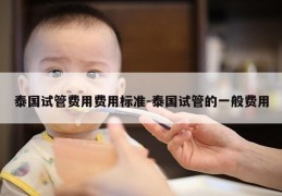 泰国试管费用费用标准-泰国试管的一般费用