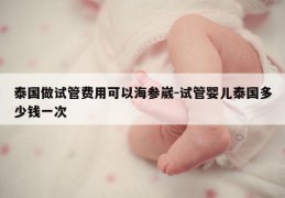 泰国做试管费用可以海参崴-试管婴儿泰国多少钱一次