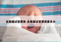 去泰国试管费用-去泰国试管费用要多少