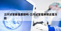 三代试管都是囊胚吗-三代试管是鲜胚还是冻胚