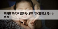 泰国第三代试管婴儿-第三代试管婴儿是什么意思