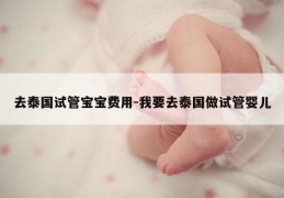 去泰国试管宝宝费用-我要去泰国做试管婴儿