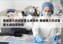 泰国第三代试管婴儿成功率-泰国第三代试管婴儿成功率如何