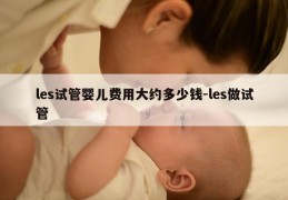 les试管婴儿费用大约多少钱-les做试管