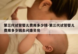第三代试管婴儿费用多少钱-第三代试管婴儿费用多少钱去问康贝贝