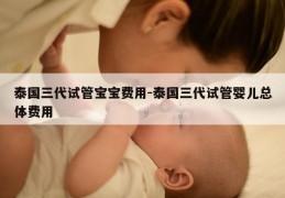 泰国三代试管宝宝费用-泰国三代试管婴儿总体费用