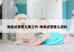 海南试管婴儿第三代-海南试管婴儿资料