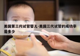 美国第三代试管婴儿-美国三代试管的成功率是多少