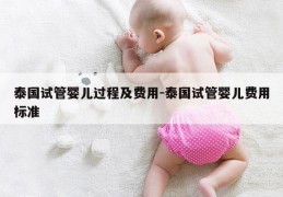 泰国试管婴儿过程及费用-泰国试管婴儿费用标准