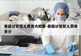 泰国试管婴儿费用大概要-泰国试管婴儿费用多少
