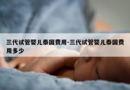 三代试管婴儿泰国费用-三代试管婴儿泰国费用多少