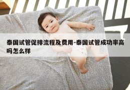 泰国试管促排流程及费用-泰国试管成功率高吗怎么样