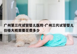 广州第三代试管婴儿医院-广州三代试管婴儿价格大概需要花费多少