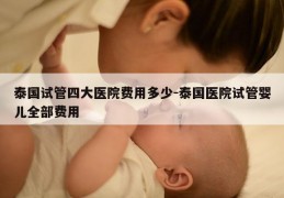泰国试管四大医院费用多少-泰国医院试管婴儿全部费用