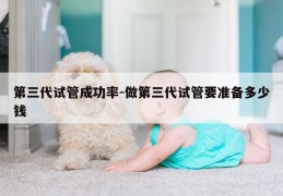 第三代试管成功率-做第三代试管要准备多少钱