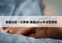 泰国试管一次费用-泰国2021年试管费用