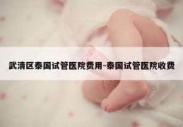 武清区泰国试管医院费用-泰国试管医院收费