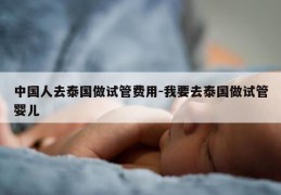中国人去泰国做试管费用-我要去泰国做试管婴儿