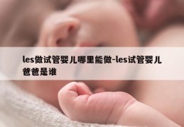 les做试管婴儿哪里能做-les试管婴儿爸爸是谁