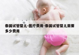 泰国试管婴儿-医疗费用-泰国试管婴儿需要多少费用