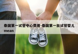 泰国第一试管中心费用-泰国第一批试管婴儿mean