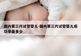 国内第三代试管婴儿-国内第三代试管婴儿成功率是多少