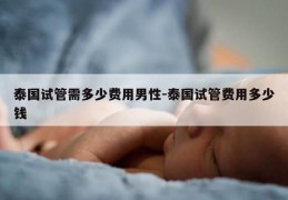 泰国试管需多少费用男性-泰国试管费用多少钱