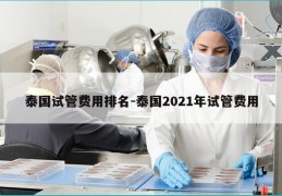 泰国试管费用排名-泰国2021年试管费用