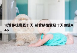 试管移植囊胚十天-试管移植囊胚十天血值446
