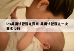 les美国试管婴儿费用-美国试管婴儿一次要多少钱