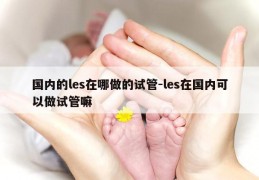 国内的les在哪做的试管-les在国内可以做试管嘛