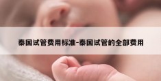 泰国试管费用标准-泰国试管的全部费用