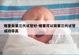 哪里做第三代试管好-哪里可以做第三代试管成功率高