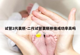 试管2代囊胚-二代试管囊胚移植成功率高吗