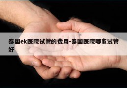 泰国ek医院试管的费用-泰国医院哪家试管好