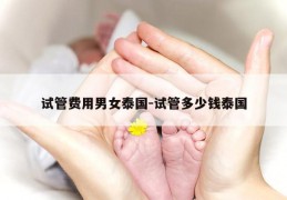 试管费用男女泰国-试管多少钱泰国