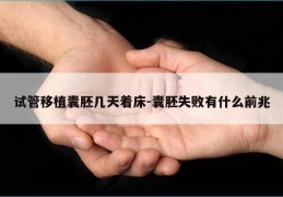 试管移植囊胚几天着床-囊胚失败有什么前兆