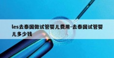 les去泰国做试管婴儿费用-去泰国试管婴儿多少钱