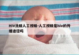 HIV洗精人工授精-人工授精是hiv的传播途径吗