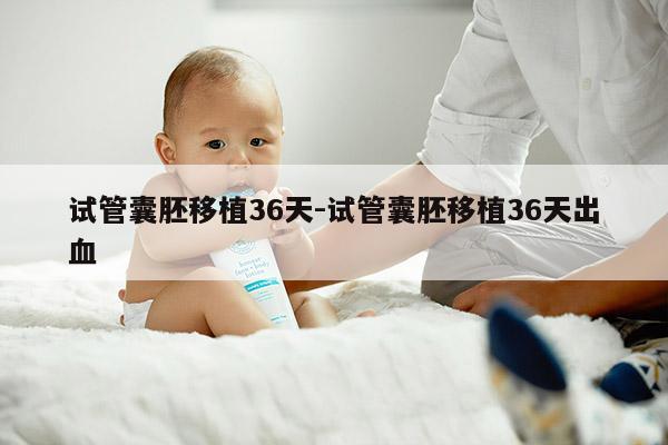 试管囊胚移植36天-试管囊胚移植36天出血