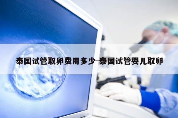 泰国试管取卵费用多少-泰国试管婴儿取卵