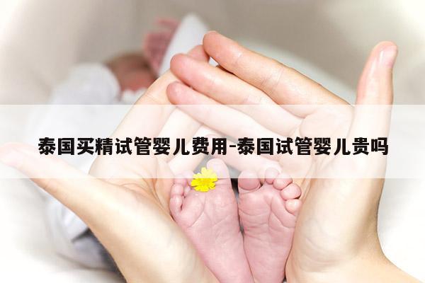 泰国买精试管婴儿费用-泰国试管婴儿贵吗