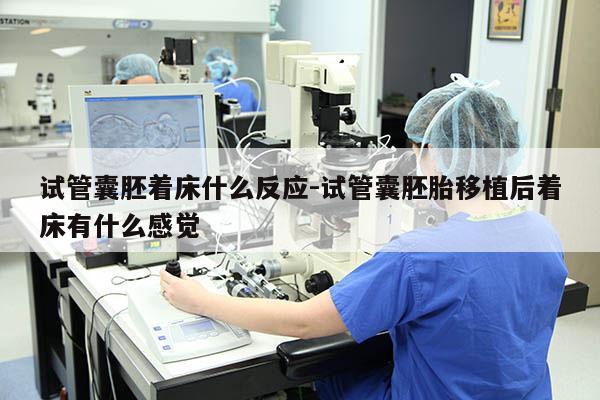 试管囊胚着床什么反应-试管囊胚胎移植后着床有什么感觉