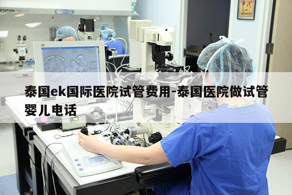 泰国ek国际医院试管费用-泰国医院做试管婴儿电话