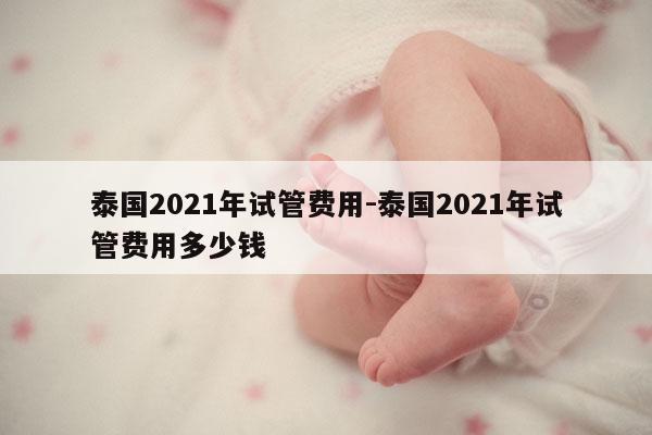 泰国2021年试管费用-泰国2021年试管费用多少钱