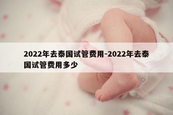 2022年去泰国试管费用-2022年去泰国试管费用多少