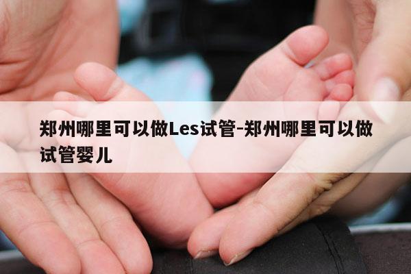 郑州哪里可以做Les试管-郑州哪里可以做试管婴儿