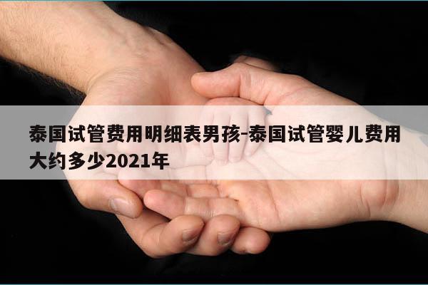 泰国试管费用明细表NH-泰国试管婴儿费用大约多少2021年