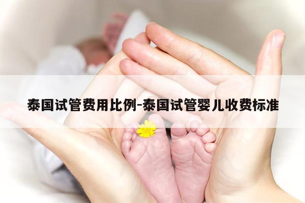 泰国试管费用比例-泰国试管婴儿收费标准